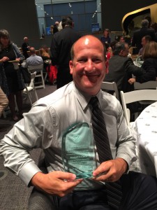NCCOS's Randy Clark received an Employee of the Year award. Photo credit T. Gill