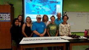 University of Hawaii Maui College students interested in working on the west Maui ocean color project