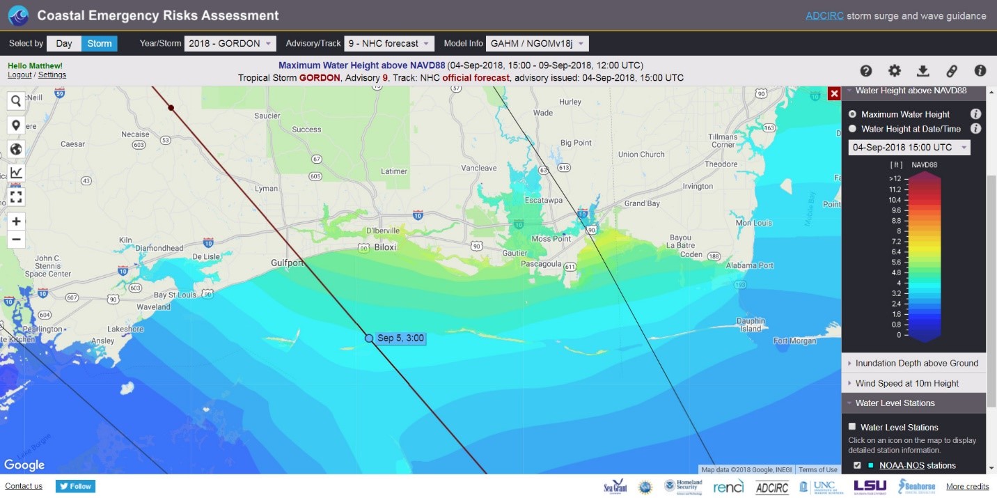 Sea Level Rise Model Provides Real-Time Guidance on Tropical Storm ...