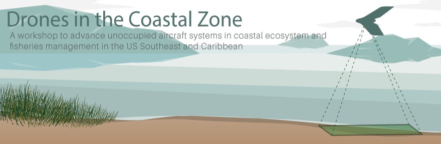 Drones in the Coastal Zone workshop banner