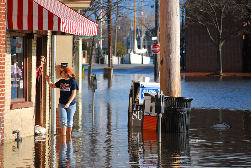 Flooding in Annapolis, Maryland, 2010. 