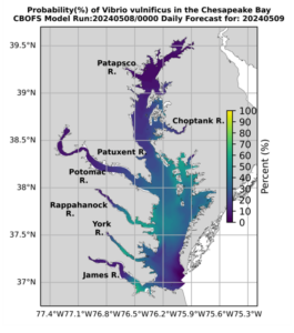 Chesapeake Bay Vibrio Forecast - NCCOS Coastal Science Website